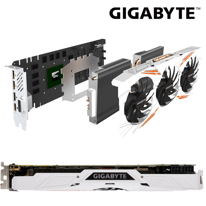 Card rời chuyên game Gigabyte GTX-1080Ti (GV-N108TGAMING OC-11GD/11GB GDDR5X) hàng tồn mới 99%