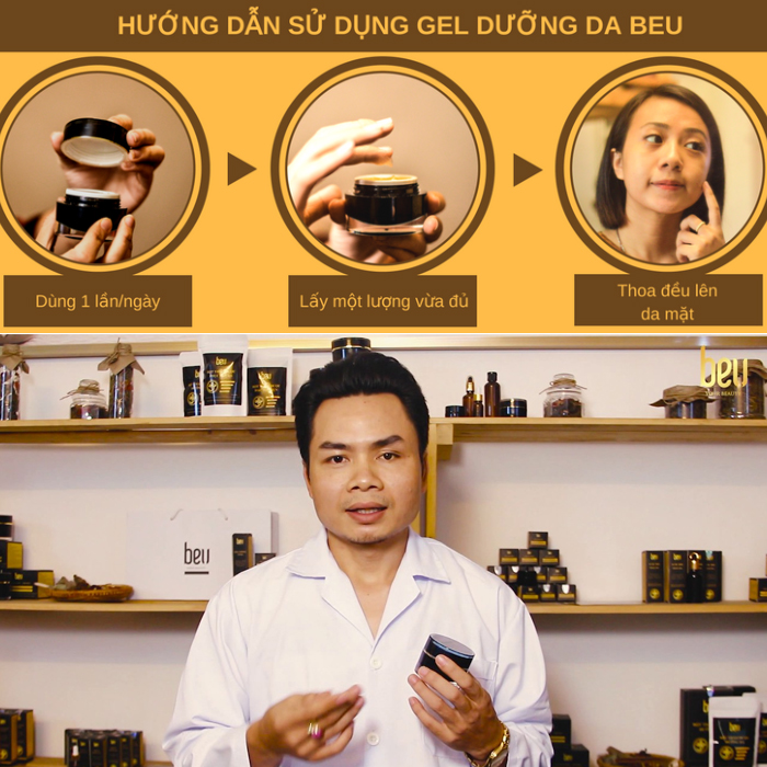 Gel siêu dưỡng da BeU dùng cho da dầu 20ml