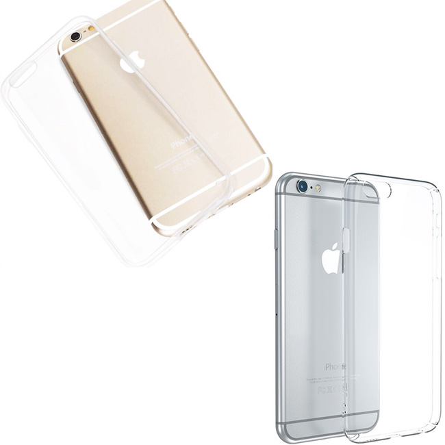 Bộ Miếng dán cường lực + Ốp lưng dẻo silicon cho iPhone 6/6s