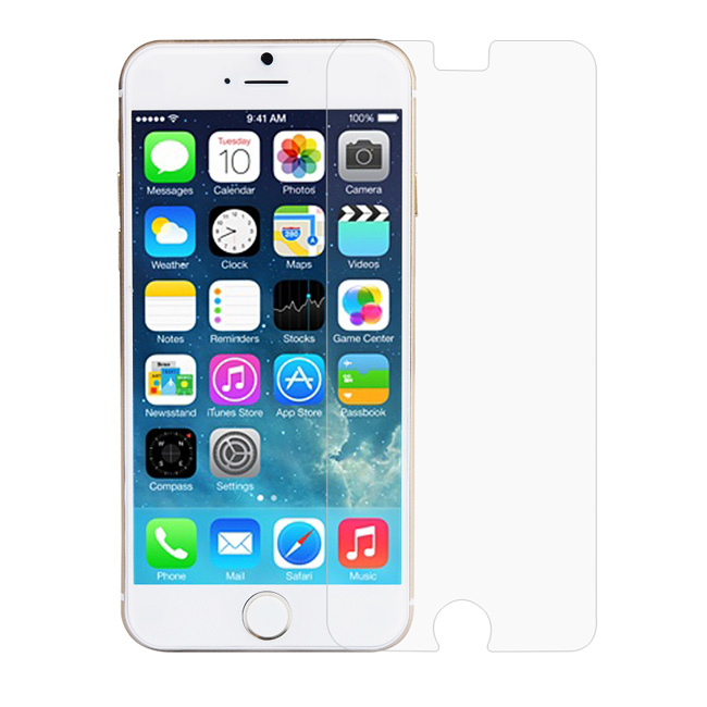 Bộ Miếng dán cường lực + Ốp lưng dẻo silicon cho iPhone 6/6s
