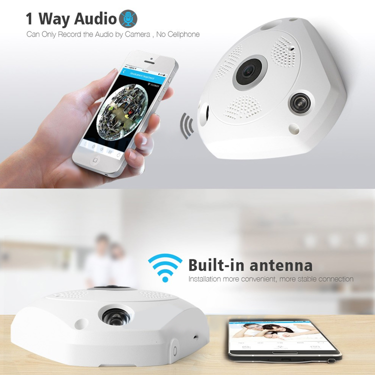 Camera IP Wifi VR CAM 3D Panoramic 360 độ toàn cảnh