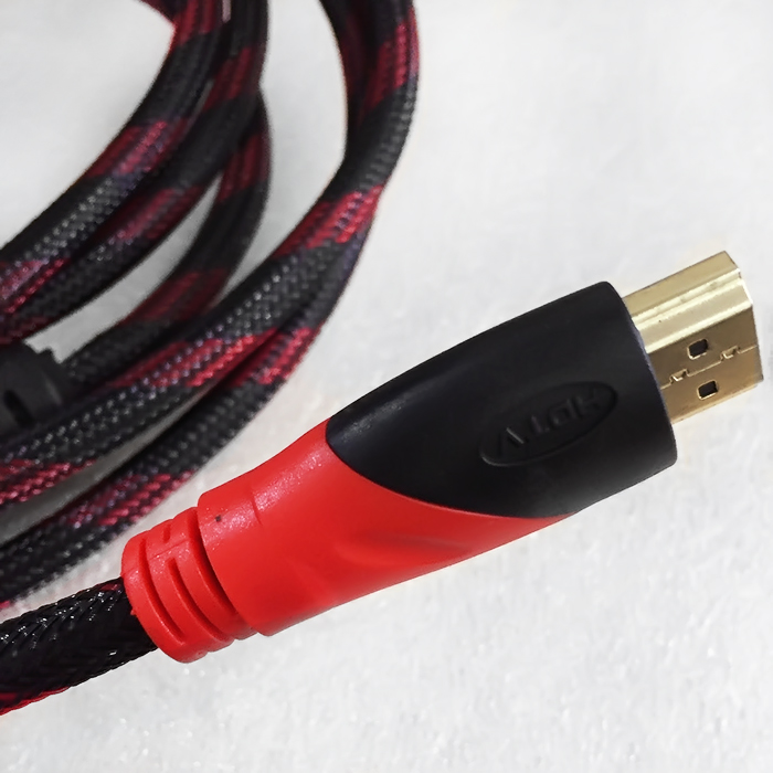Cáp 2 đầu HDMI 1.4V dây dù tròn dài 1.4m kết nối TV