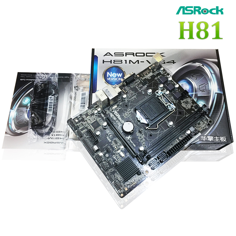 Bo mạch chủ (Mainboard) Asrock H81M hỗ trợ DDR3