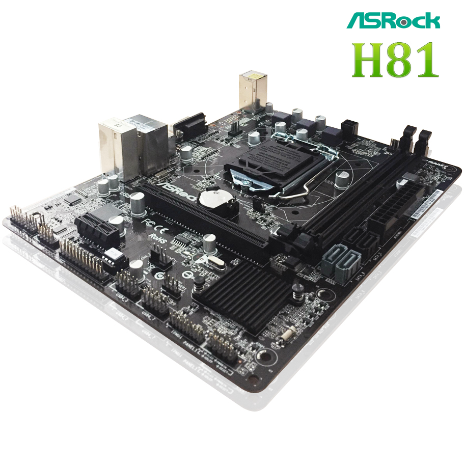 Bo mạch chủ (Mainboard) Asrock H81M hỗ trợ DDR3