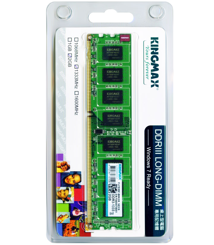 Bộ nhớ RAM Kingmax DDR3 - 2GB/B1333