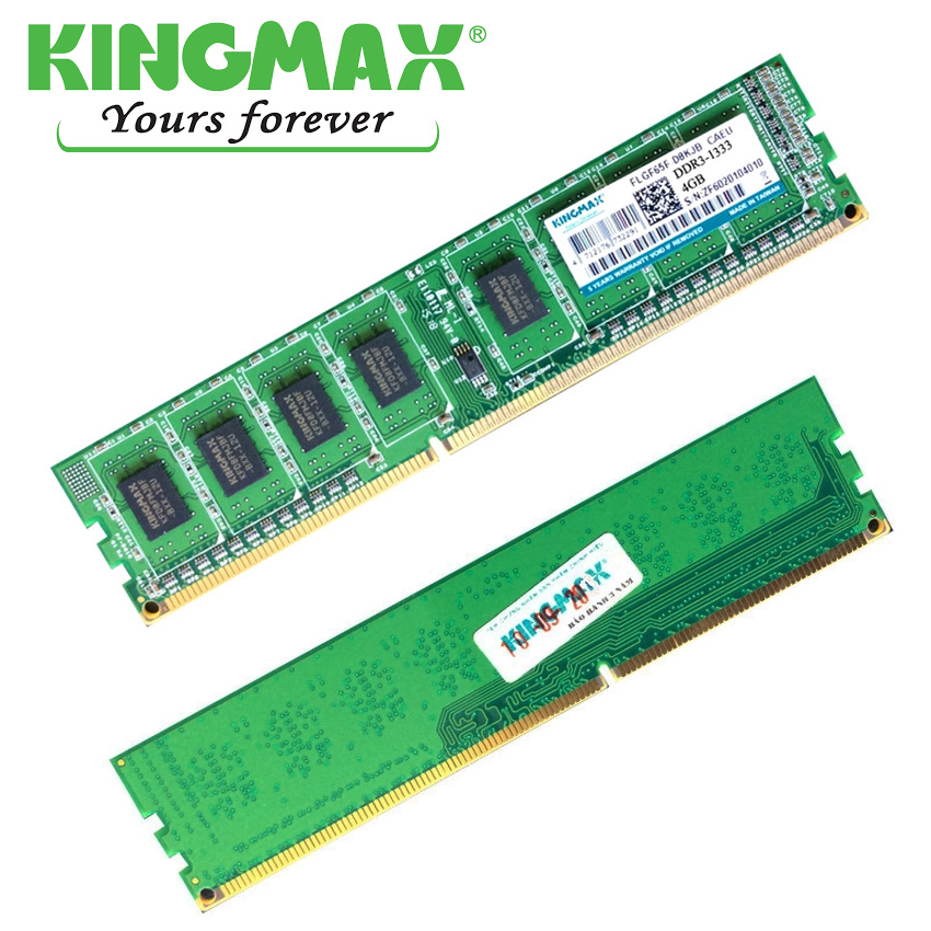 Bộ nhớ RAM Kingmax DDR3 - 4GB/1333 cho máy tính