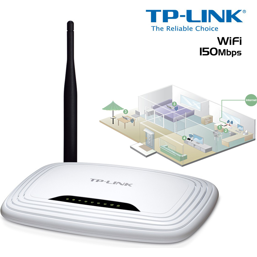 Modem Router wifi TP-Link TL-WR740N (Trắng)