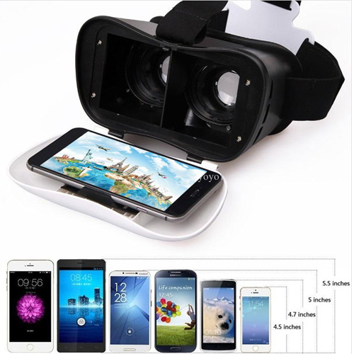 Kính thực tế ảo 3D VR-Case RK5 thế hệ mới dành cho smarphone