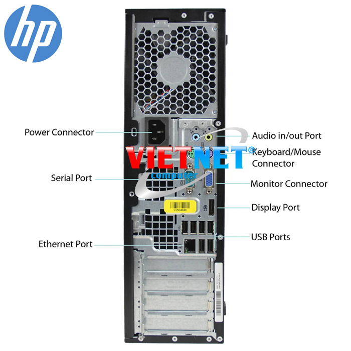 Máy Tính HP core i5-2400 :3.1gb =>3.4gb Ram 8GB HDD 1Tb (Tặng bàn phím, chuột, lót chuột)-Bảo hành 12 tháng