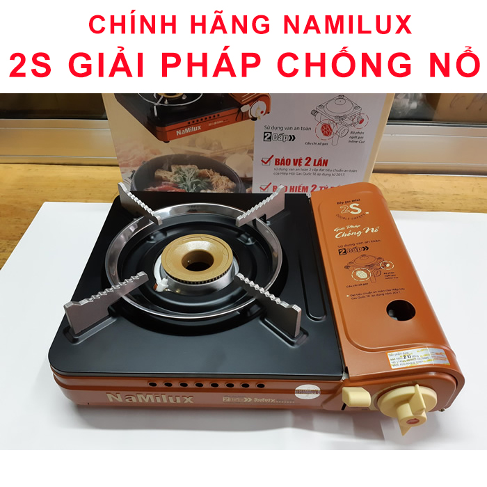 Bếp Gas mini 2S Namilux Model NA-194PF giải pháp an toàn cho bếp