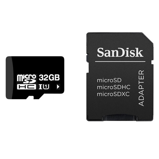 Bộ thẻ nhớ 32GB Micro SDHC + Adapter đọc thẻ + hộp nhựa