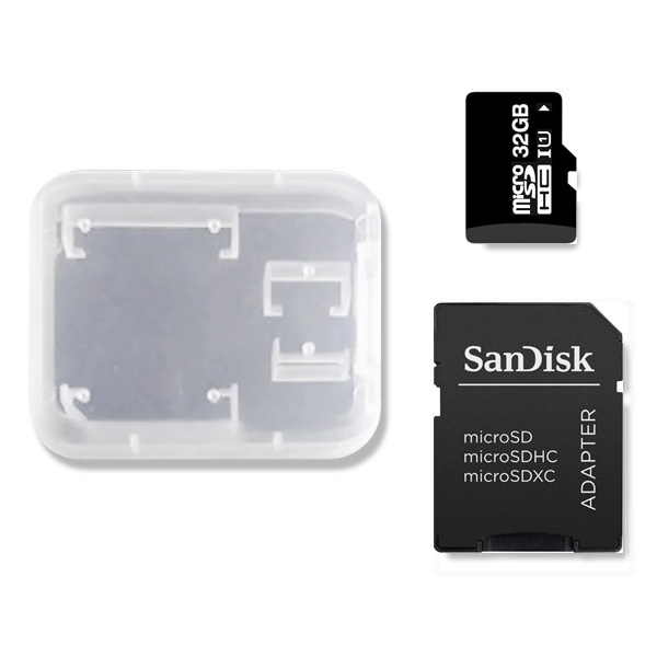 Bộ thẻ nhớ 32GB Micro SDHC + Adapter đọc thẻ + hộp nhựa