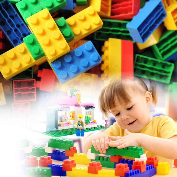 Bộ xếp hình 3D Lego 67 khối sáng tạo cho bé