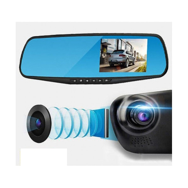 Gương chiếu hậu tích hợp camera hành trình xe hơi màn hình 4.3 inch Blackbox DVR Full HD