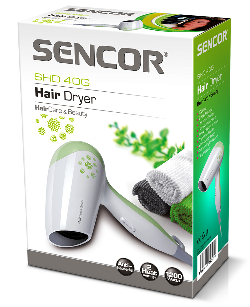 Máy sấy tóc Sencor SHD 40G / 1200W