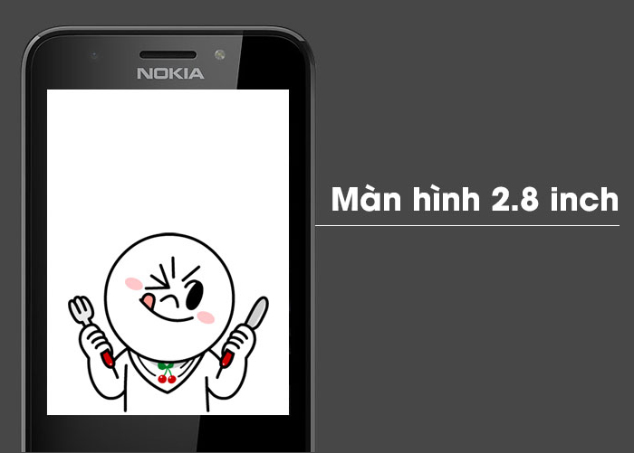 Điện thoại Nokia 230 + thẻ 8GB (đen, bạc)