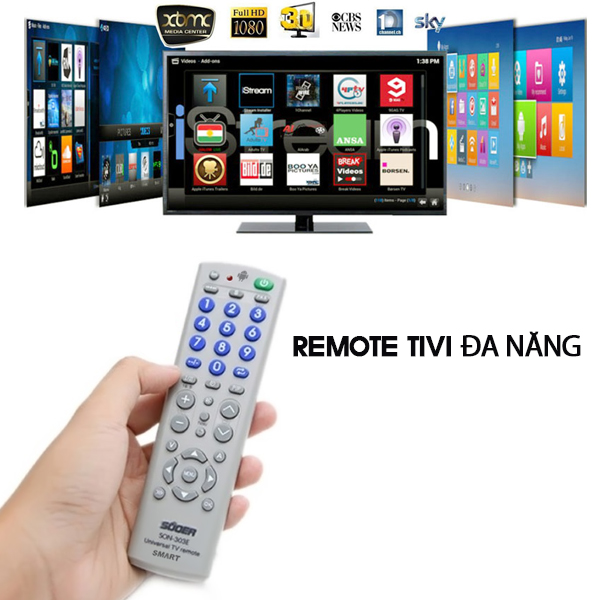 Remote tivi đa năng 303E