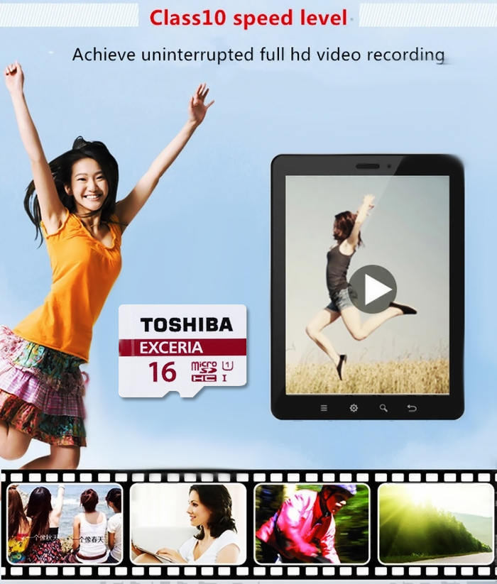 Thẻ nhớ MicroSDHC 16GB Toshiba Exceria M301™ 48MB/s(16GB)