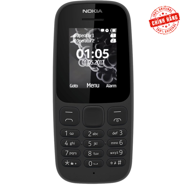 Điện thoại Nokia 105 1 Sim (2017) - Hàng hãng phân phối chính thức