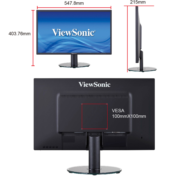 Màn hình LCD Viewsonic 24"VA2419-sh hàng công ty